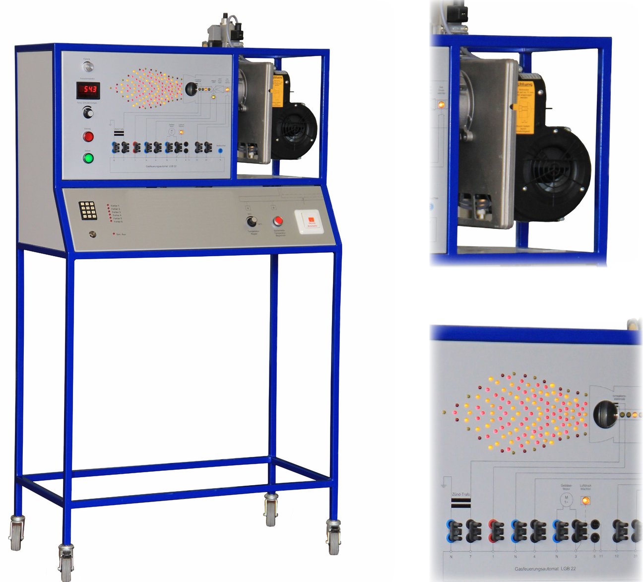 Funktionsmodell Gasgebläsebrenner Funktionsmodell Gasgebläsebrenner