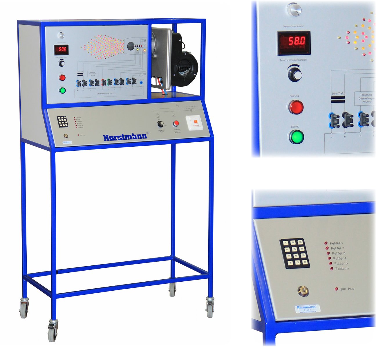 Funktionsmodell Ölgebläsebrenner Funktionsmodell Ölgebläsebrenner
