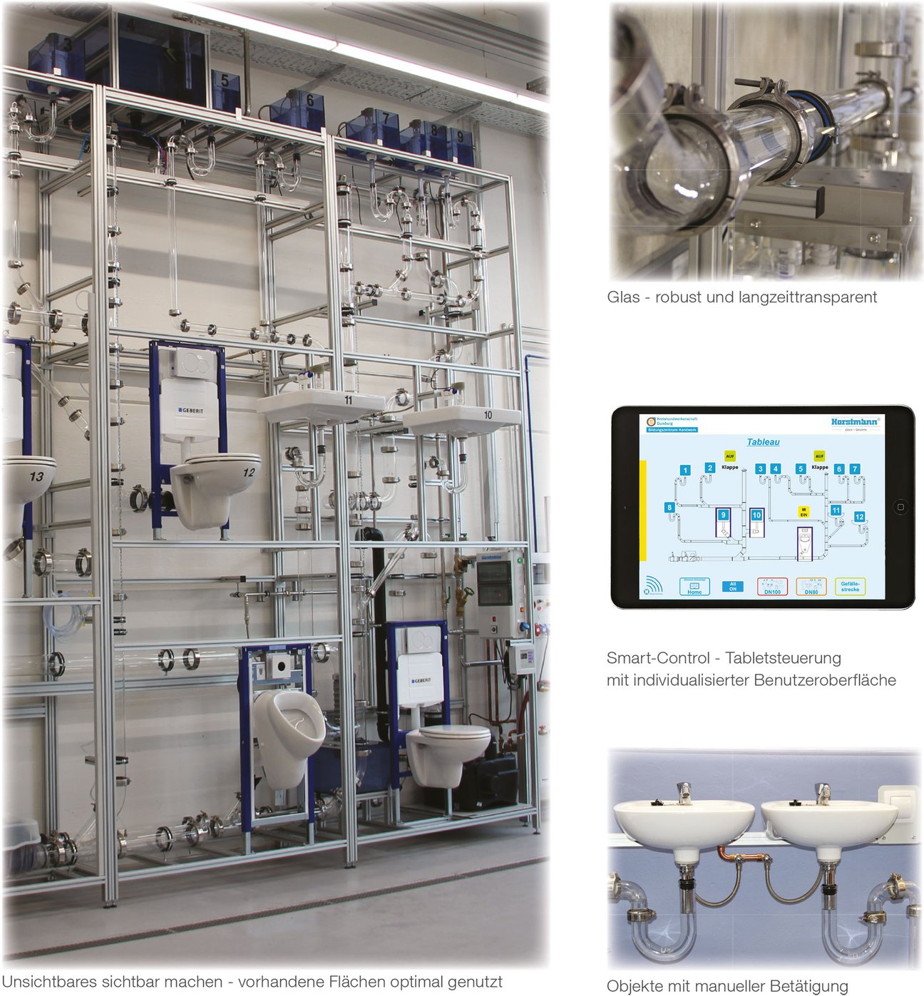 Individueller Versuchsstand Abwassertechnik