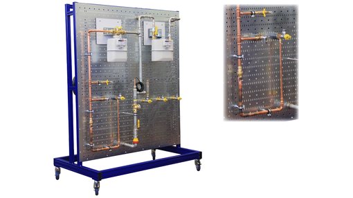 Kompaktmodell Gasinstallation
