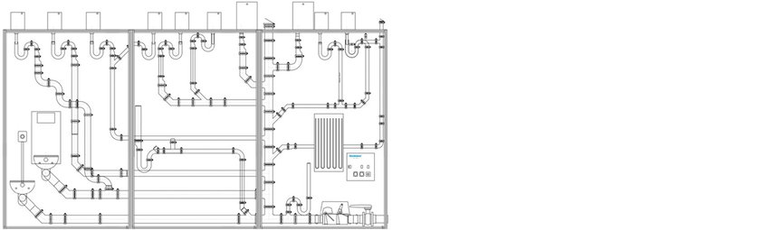 Demonstrationsstand Abwassertechnik 3-teilig